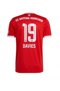 Bayern Munich Alphonso Davies #19 Voetbaltruitje Thuis tenue 2022-23 Korte Mouw